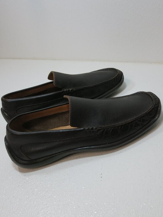 Banana Republic Handsewn Moccasin Leather Casual Comfort Footwear Shoes 11.5 D main image 7